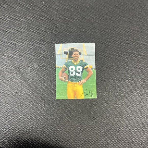 Mark Chmura Green Bay Packers Team Roster Profile Photo Signature 1998 Vintage - Picture 8 of 8